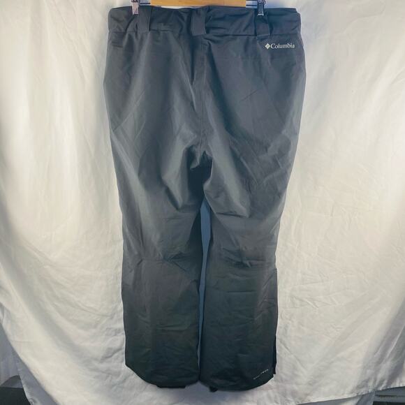 Columbia Women's omni-tech arctic trip ski snow pants black gray charcoal‎ XL - Picture 6 of 7